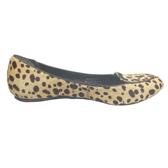 Tory Burch Women’s Jessa Cheetah Calf Hair Slii On Flats Size US 8.5 - Picture 4 of 11